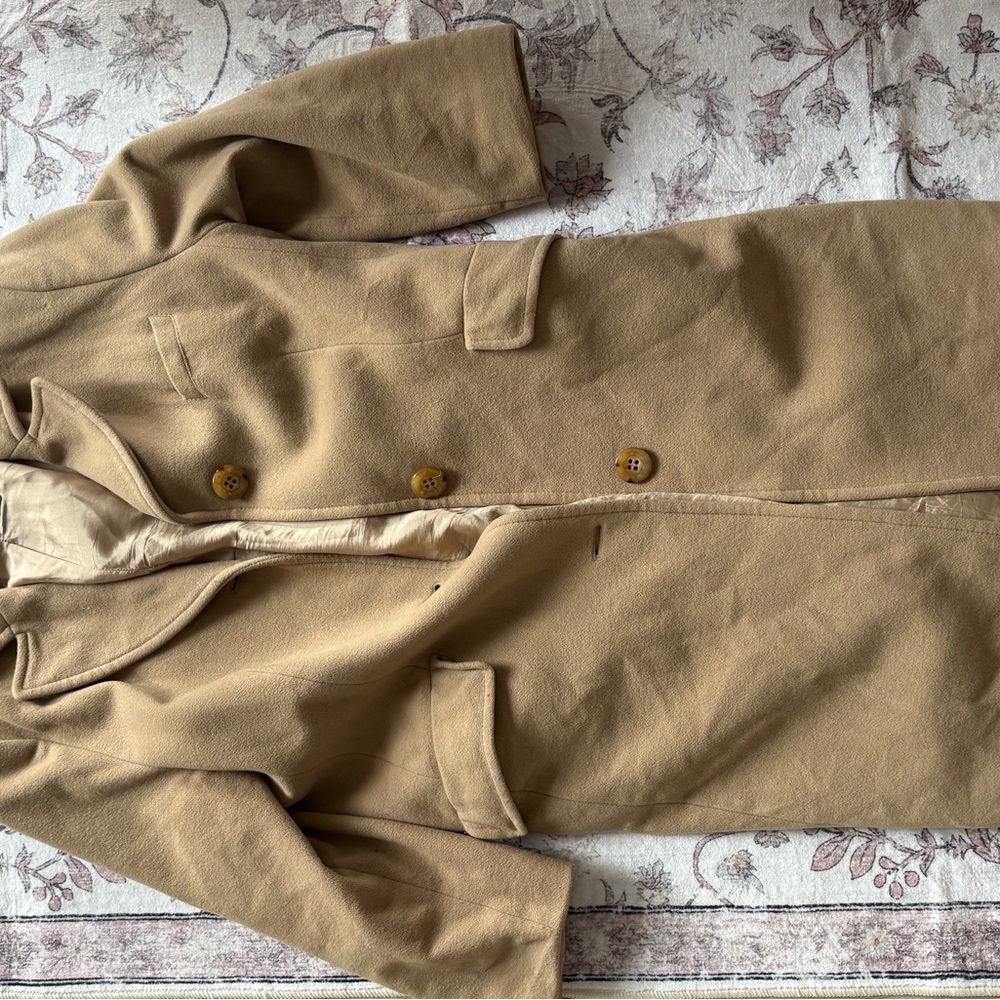 Gerry Weber Tan Coat with Black Accents